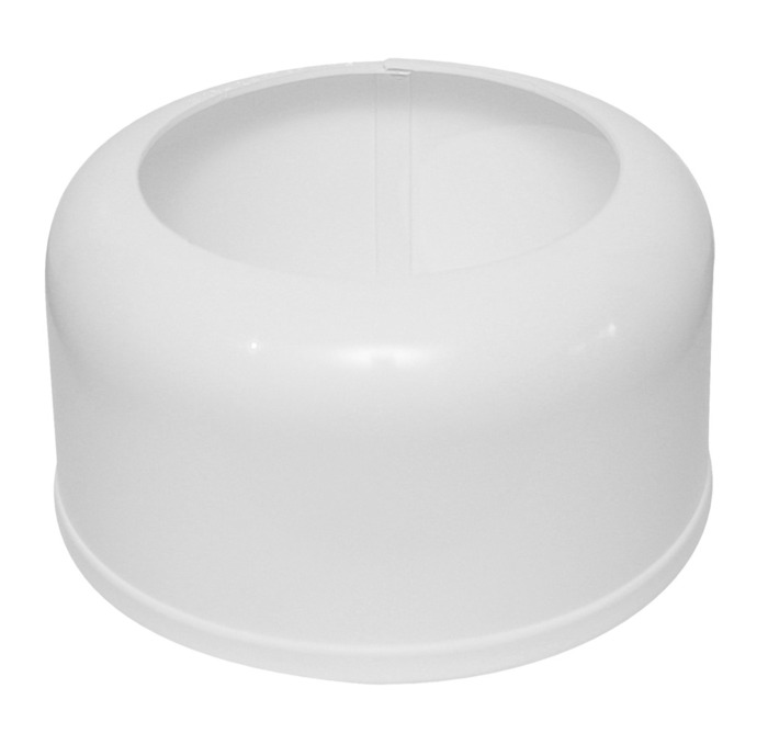 Golvhuv t/WC-stol Vit Ø107 mm Faluplast